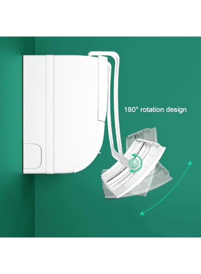 لوسيفا ملحق موجه الهواء لمكيفات الهواء، أبيض، بلاستيك، غير مقاوم للماء، مثالي لمكيفات الهواء المنفصلة (60-125 سم، 20 سم)، تدفق قابل للتعديل، تركيب سهل، راحة موسمية، صيانة سهلة - Image 3